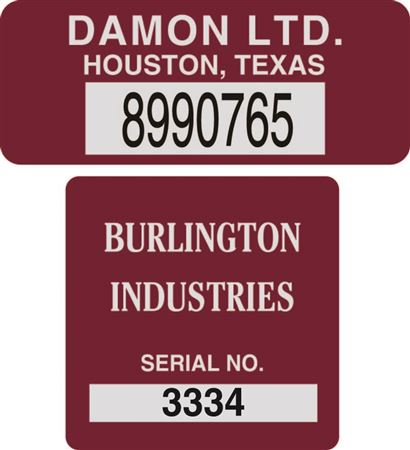Custom Printed Tuff Tags - Up to 4 1/2 sq. in - No Barcode
