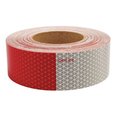 Conspicuity Tape - Red / White 75 Ft. Roll