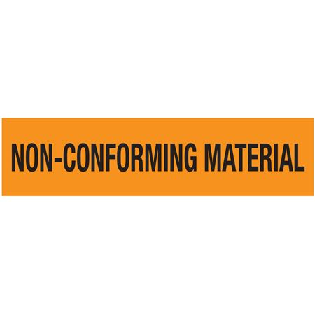 Pallet Tape Adhesive - Non-Conforming Material