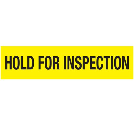 Hold For Inspection - Adhesive Pallet Tape