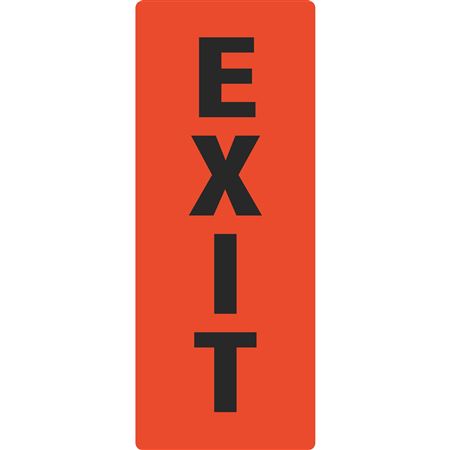 Portable Sign System - Exit 12 x 25 1/2