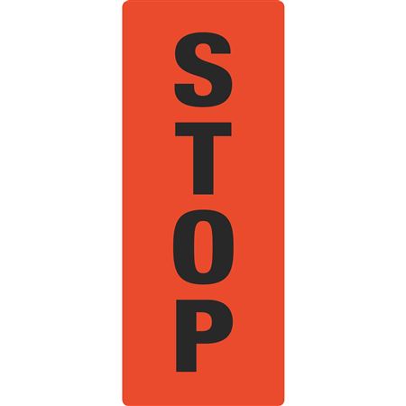 Portable Sign System - Stop 12 x 30