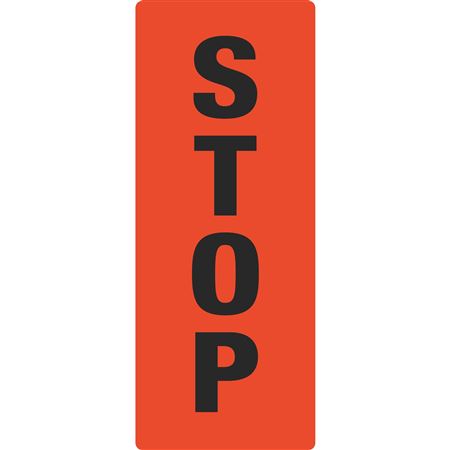 STOP Barricade Panel with Base