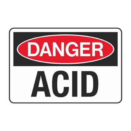 Danger Acid Decal