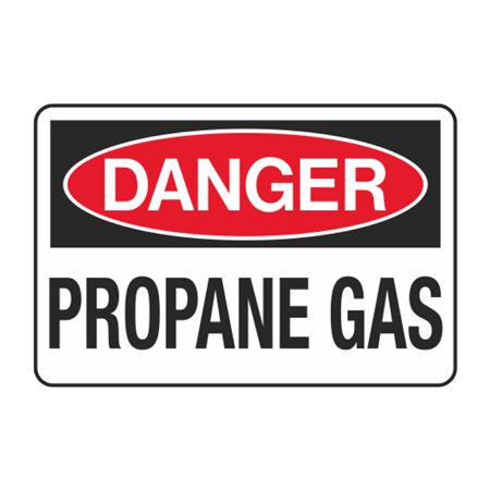 Danger Propane Gas Decal