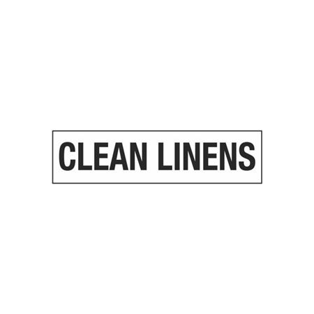 Clean Linens - 2" x 8" Decal