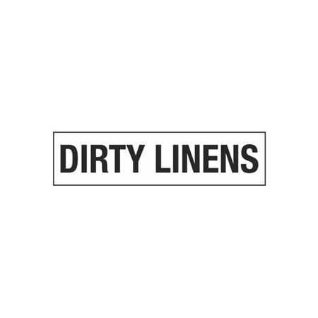 Dirty Linens - 2" x 8" Decal