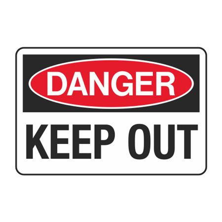 Danger Keep Out Decal