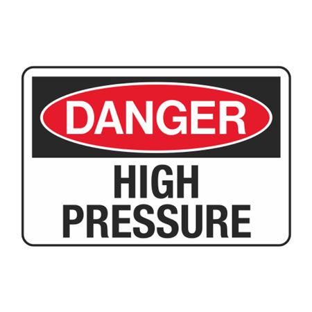 Danger High Pressure Decal | Carlton Industries