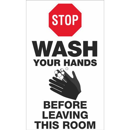 Stop Wash Your Hands Before Leaving This Room 10 Pack