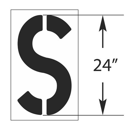 Custom Stencils - 24" Character 24 Inch