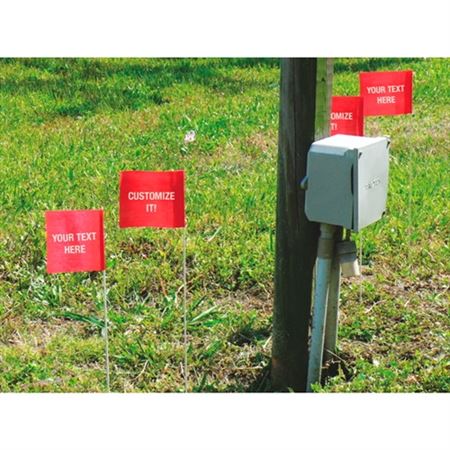 Custom Printed Biodegradable Flags 4 x 5