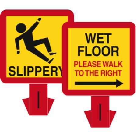 Slippery - Warning Decals