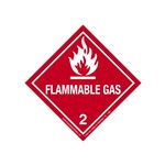 Flammable Gas Shipping Label