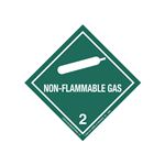 Non-Flammable Gas Shipping Label