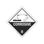 Corrosive Shipping Label