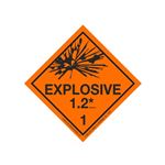 Explosive 1.2 Shipping Labels