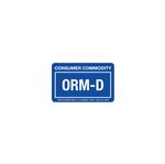 ORM-D Labels - Consumer Commodity 1 3/8 x 2 1/4