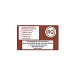 ORM-D Labels - Report Release Of Substance 3 x 5