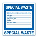 HazWaste Decals - Special Waste