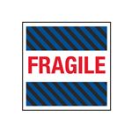 Fragile (Blue/Black) - Shipping Label