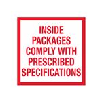 Inside Packages...- Shipping Label