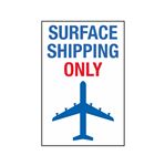 Surface Shipping Only (airplane) - 4 x 6