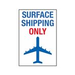 Surface Shipping Only - Shipping Label