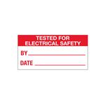 Maintenance Decal - Tested for Electrical Safety - 1 x 2