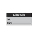 Maintenance Decal - Serviced By/Date - 1 x 2