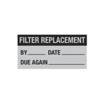 Filter Replacement - Write-On Decal