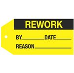 Stock Instruction Tags - Rework 2 7/8 x 5 3/4