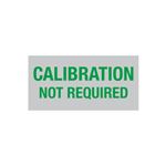 Calibration Not Required - Write-On Decal