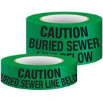 Buried Sewer Line Non-Detectable Tape