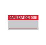 Calibration Decal - Calibration Due - 1 x 2