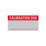 Calibration Due - Write-On Decal