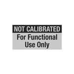 Not Calibrated For Functional Use Only - Write-On Decal