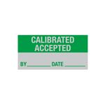 Calibrated Accepted - Write-On Decal