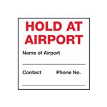 Hold At Airport - Label