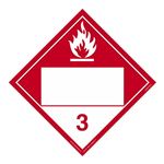 Class 3 - Combustible Blank - Tagboard 10 3/4 x 10 3/4