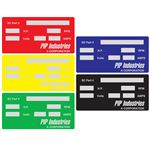 Custom Printed All Weather Decals - One Color 1 1/2" x 3"