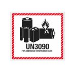 Lithium Battery - UN3090 - Label