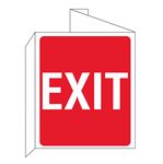 3D Exit Wall Sign 8x14