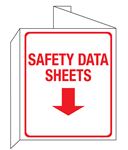 3D SDS Safety Data Sheets Wall Sign 8x14