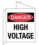 Danger High Voltage 3D Wall Sign 8"x14"