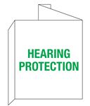 3D Hearing Protection Wall Sign 8x14