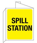 3D Spill Station Wall Sign 8x14