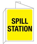 Spill Station 3D Wall Sign 8"x14"