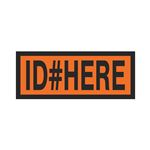 Custom Printed Orange Panels - 6.3 x 15.7 - ID# Here