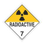 Class 7 - Radioactive Int'l Wordless Placard
